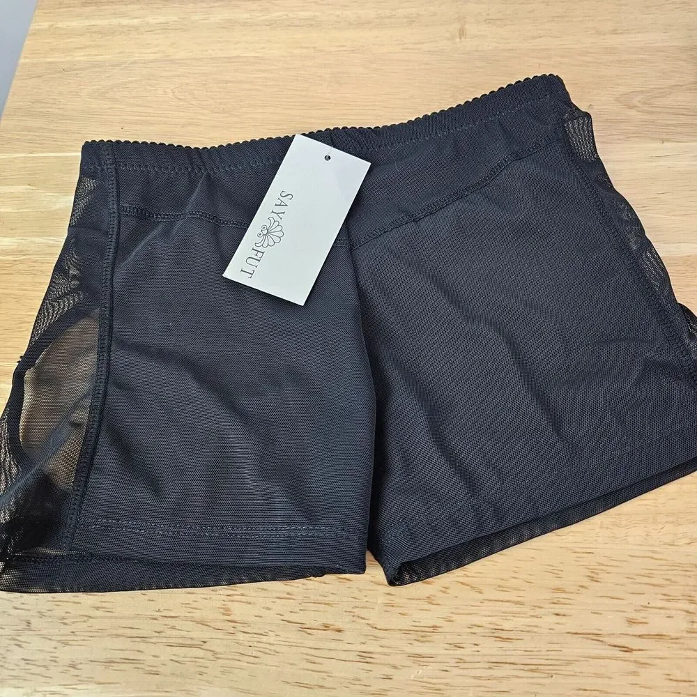 SayFut Say Fut Womens Butt Lifter Shapewear Shorts Push Up Underwear Black M NWT